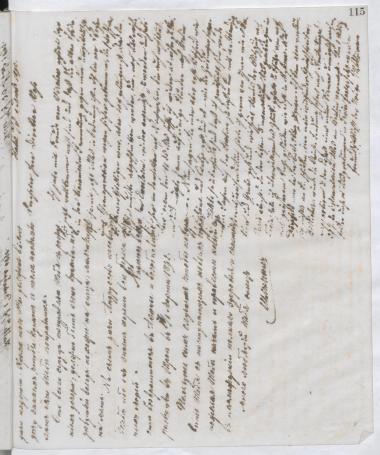 Copy of letter by Schliemann, Heinrich to Voss, A. 1890