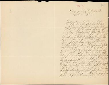 Letter sent by Petrowsky, Doris to Schliemann, Heinrich, 1888