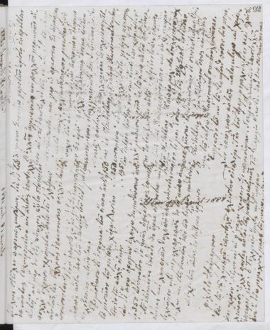 Copy of letter by Schliemann, Heinrich to Σλήμαν, Σοφία, 1888