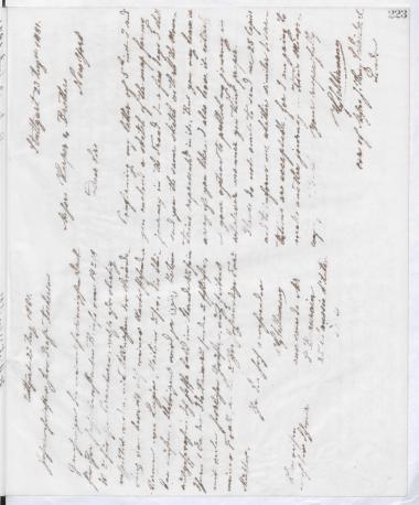 Copy of letter by Schliemann, Heinrich to Ascherson, Paul, 1881