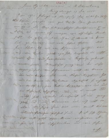 Letter sent by Cohn, Marcus & Son to Schliemann, Heinrich, 1855