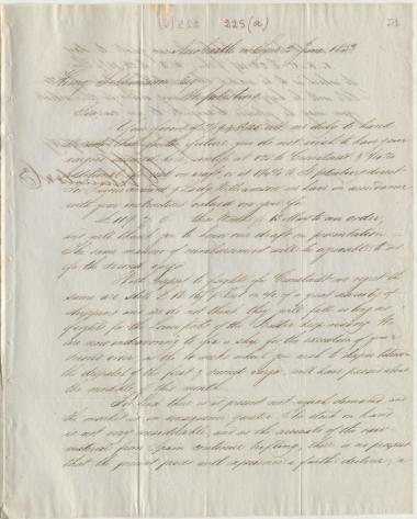 Letter sent by Schmalz, G. to Schliemann, Heinrich, 1853