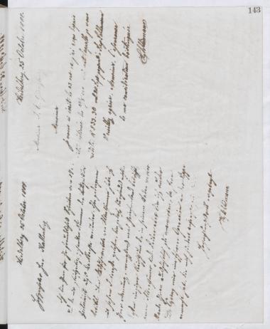 Copy of letter by Schliemann, Heinrich to Günzburg, J. E. 1888