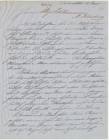 Letter sent by Graf & Banziger to Schliemann, Heinrich, 1863