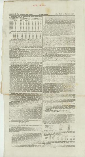 Letter sent by Janssen & Co. to Schliemann, Heinrich, 1876