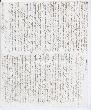 Copy of letter by Schliemann, Heinrich to Burnouf, Émile, 1881