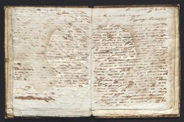 Copy of letter by Schliemann, Heinrich to Alekseyev, Vladimir Semyonovich, 1850