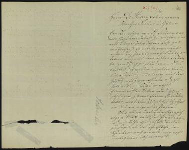 Letter sent by Schreiber, S. to Schliemann, Heinrich, 1881