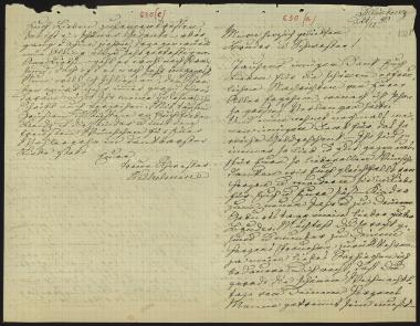 Letter sent by Kühse, Wilhelmine  to Schliemann, Heinrich, 1880