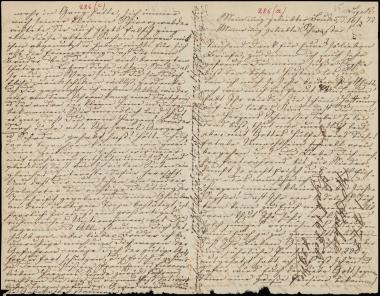 Letter sent by Kühse, Wilhelmine  to Schliemann, Heinrich, 1872