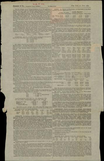 Letter sent by Janssen & Co. to unknown receiver, 1877