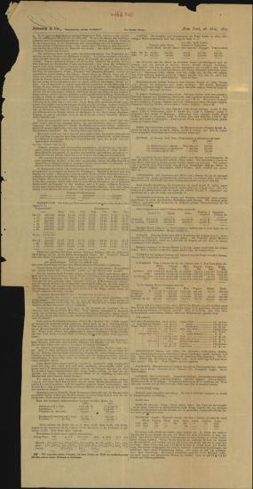 Letter sent by Janssen & Co. to Schliemann, Heinrich, 1879