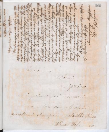 Copy of letter by Schliemann, Heinrich to Δοκός, Γεώργιος Σ. 1873