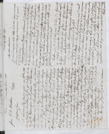 Copy of letter by Schliemann, Heinrich to Brockhaus, Friedrich Arnold, 1890