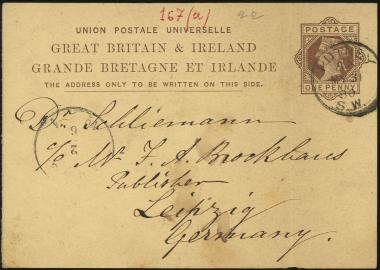 Letter sent by Smith, Philip to Schliemann, Heinrich, 1880