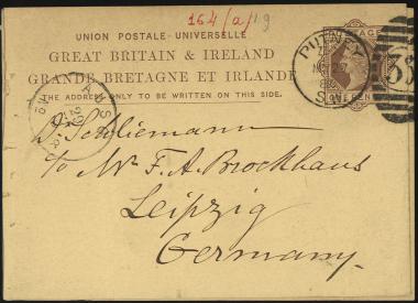 Letter sent by Smith, Philip to Schliemann, Heinrich, 1880