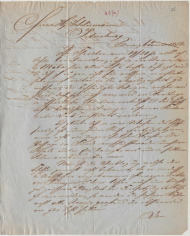 Letter sent by Hepner, S. L. A. to Schliemann, Heinrich, 1858