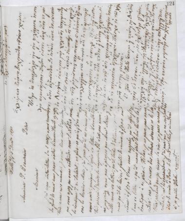 Copy of letter by Schliemann, Heinrich to Beaurain, Polynice, 1890