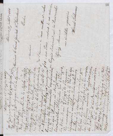 Copy of letter by Schliemann, Heinrich to Σλήμαν, Σοφία, 1888