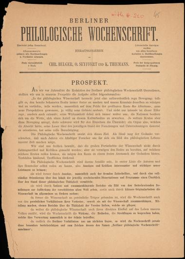 Letter sent by Calvary, S. & Co. to Schliemann, Heinrich, 1885