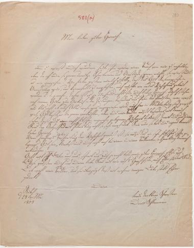 Letter sent by Schliemann, Doris and Schliemann, Elise to Schliemann, Heinrich, 1858
