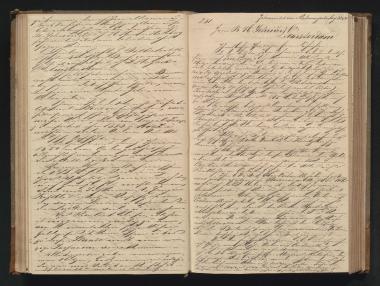 Copy of letter by Schliemann, Heinrich to Schröder, B. H. & Co. 1854