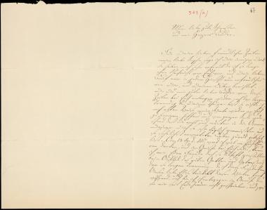 Letter sent by Petrowsky, Doris to Schliemann, Heinrich, 1887