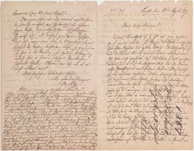Letter sent by Kühse, Wilhelm to Schliemann, Heinrich, 1867