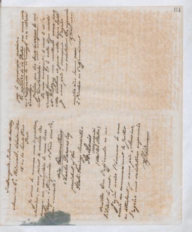 Copy of letter by Schliemann, Heinrich to Reinwald, C. 1869