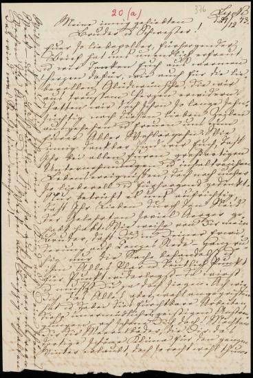 Letter sent by [Kühse], Wilhelmine to Schliemann, Heinrich, 1873
