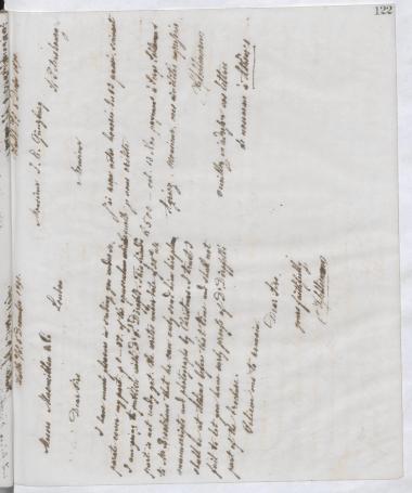 Copy of letter by Schliemann, Heinrich to Günzburg, J. E. 1890