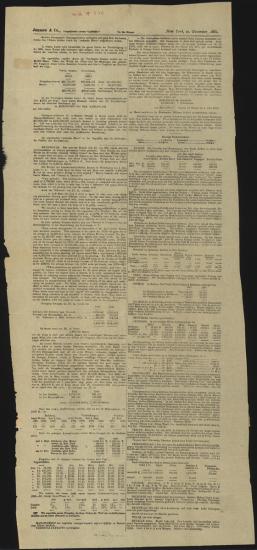 Letter sent by Janssen & Co. to Schliemann, Heinrich, 1881