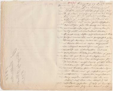 Letter sent by Lichtenstein, Isidor to Schliemann, Heinrich, 1868
