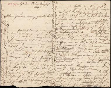 Letter sent by [Schliemann], Elise to Schliemann, Heinrich, 1870