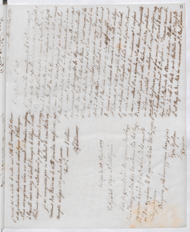 Copy of letter by Schliemann, Heinrich to Néchat Effendi, 1889