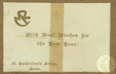 Ευχετήρια κάρτα για το 1895.