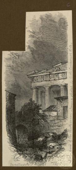 N-E. end of the Parthenon.