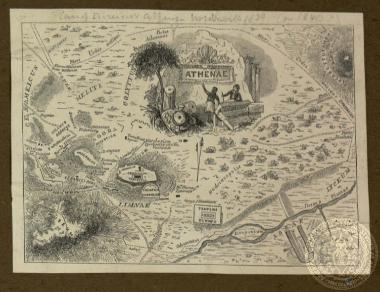 Plan of ancient Athens.