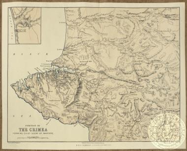 Portion of the Crimea forming chief scene of warfare.