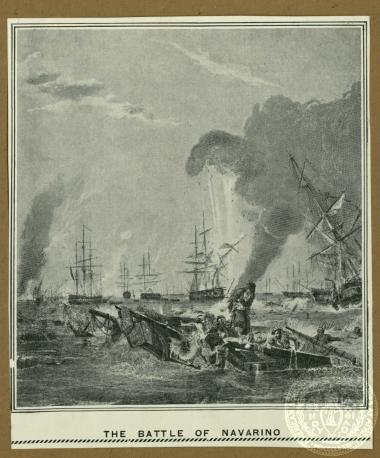 The battle of Navarino.
