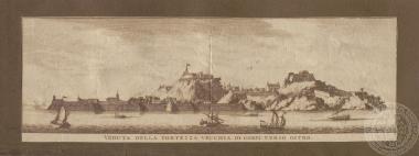 Άποψη του Παλιού Φρούριου της Κέρκυρας από τα δυτικά