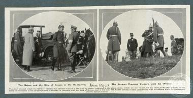 The Kaiser and the King of Greece at the Manoeuvres