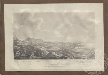 Άποψη του τοπίου ανάμεσα στην Κόρακος Πέτρα και στο Βαθύ της Ιθάκης, 01/12/1807