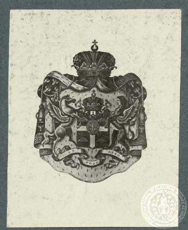 Θυρεός - οικόσημο της οικογένειας Ροδοκανάκη.