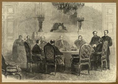 Sitting of the conference at Paris on the Turkish and Greek question.