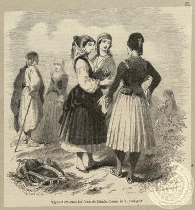 Types et costumes des Grecs de Crimée.