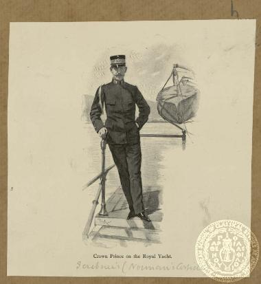 Crown Prince on the Royal Yacht.