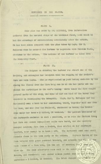 Reference to plates.