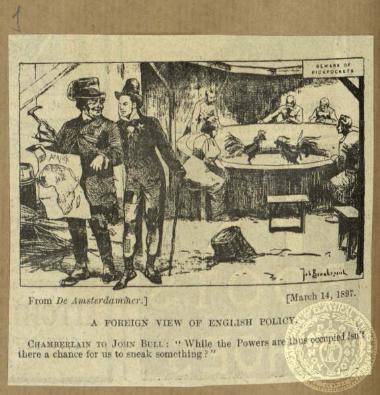 A foreign view on english policy.