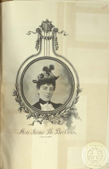 Η σύζυγός του αμερικανού James Beckman, γόνου της πλούσιας οικογένειας Beckman της Νέας Υόρκης.